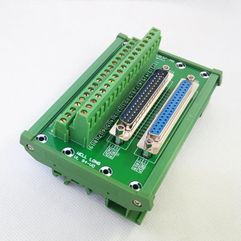 Oiyagai DB37 D-Sub Male & Female Header Breakout Board Terminal Board Oiyagai DB37 D-Sub Male & Female Header Breakout Board Terminal Board