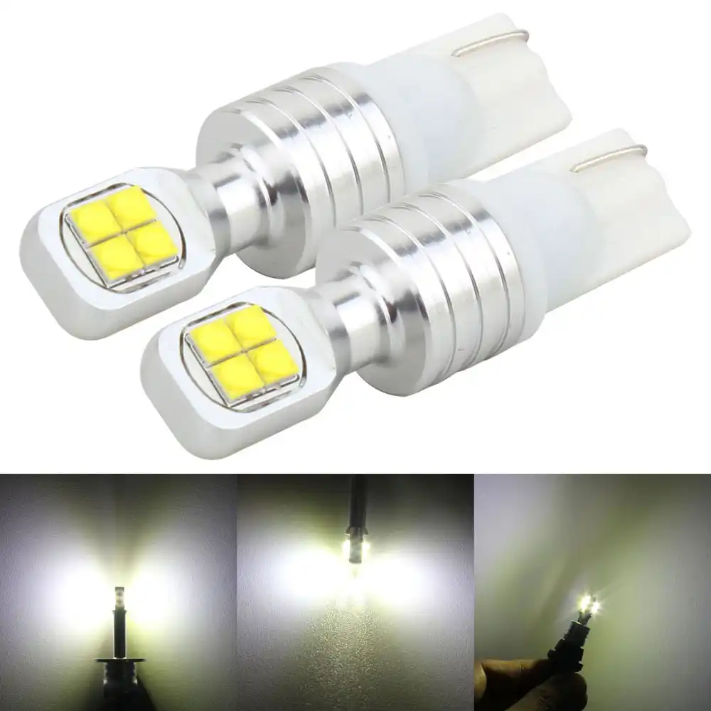 2X T10//W5W//40W CREE XBD 8SMD 8LED Xenon White High Power License Plate Lamp
