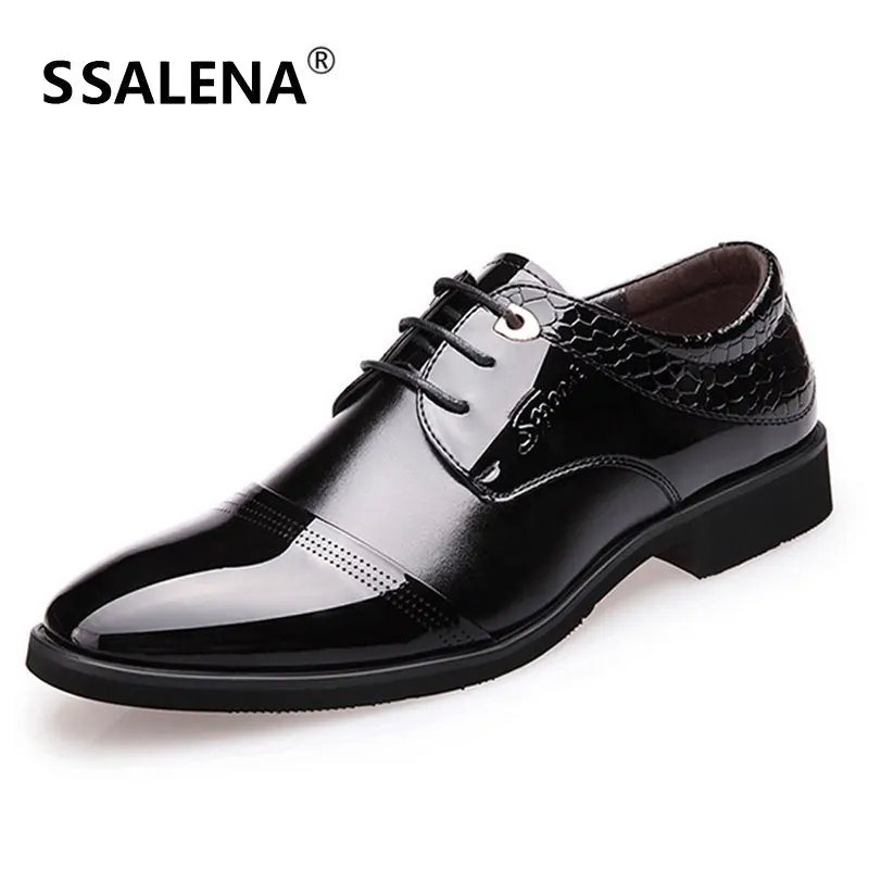 Toe Qualidade Rendas Trabalho Homens Dos Para Aa10044 Sapatos Alta Couro marrom Baixos De Oxford Preto Até Vestido Apontou Casamento OqwAWdvq