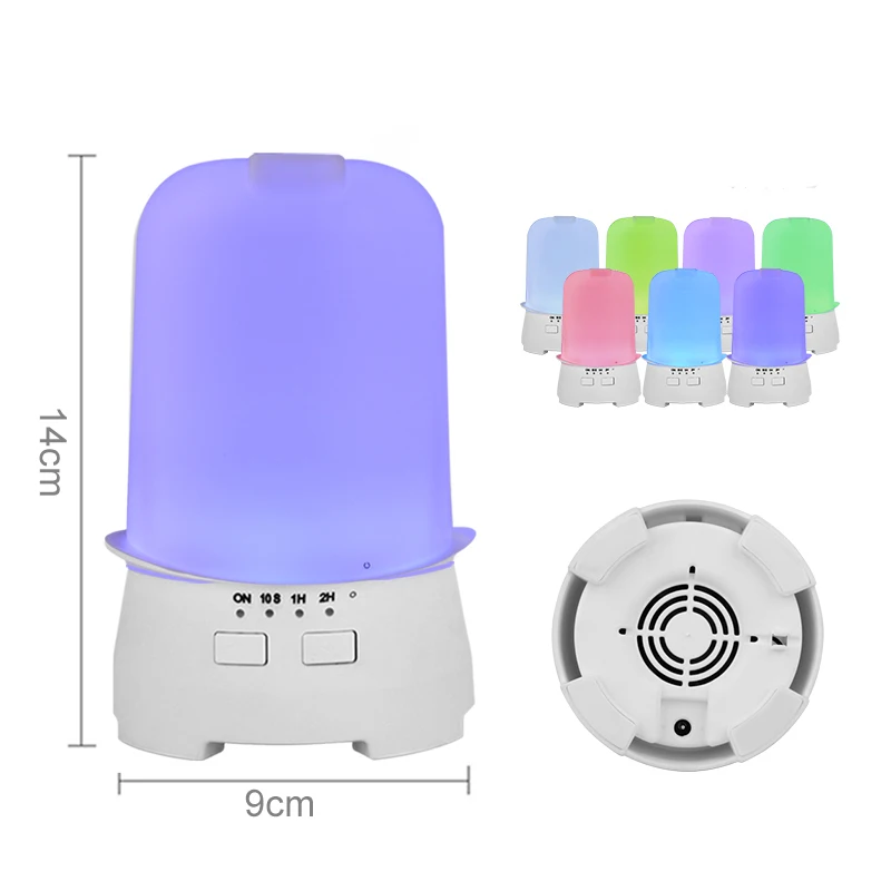 

120ML Essential Oils Diffuser Hat Aroma Humidifier Mini Air Purifier Perfume Dispenser Colorful Night Light Christmas Decoration