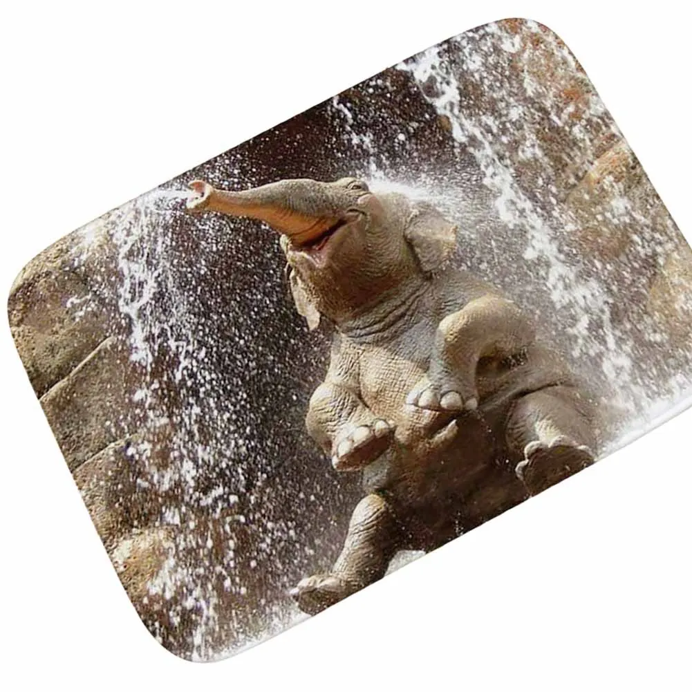 Honlaker Digital Printing Animal Doormat Kitchen Bathroom Absorbent Non-slip Mat Decorative Entrance Door Mat Floor Mat Honlaker Digital Printing Animal Doormat Kitchen Bathroom Absorbent Non-slip Mat Decorative Entrance Door Mat Floor Mat