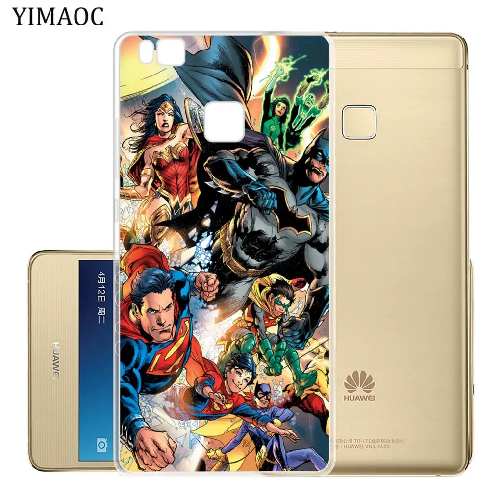 YIMAOC супергерой Супермен Мягкий ТПУ силиконовый чехол для телефона Huawei P30 P20 Pro P10 P9