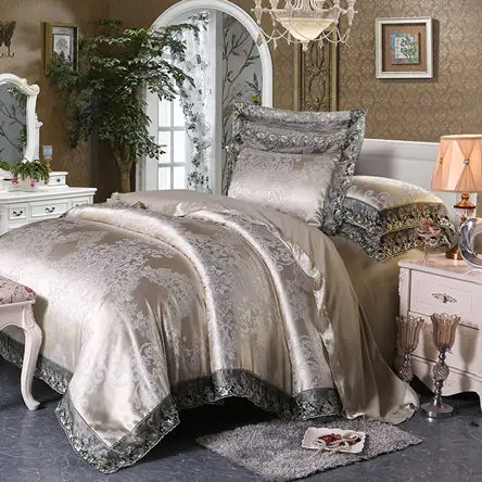 Роскошный комплект постельного белья с вышивкой, постельное белье/комплект простыней, домашний текстиль - Цвет: AS