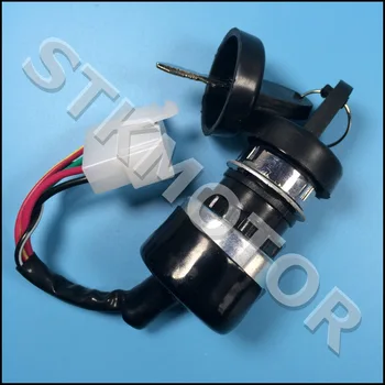 

5 Wires On Off Start Starter Key Switch For Chinese Dune Buggy Moped Scooter Go Kart UTV Motorcycle Crass Parts