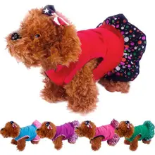 Трансер Собака Рубашка Собака Лето Домашние животные Щенок маленькие собаки кошка домашний питомец жилет юбка одежда 3,13