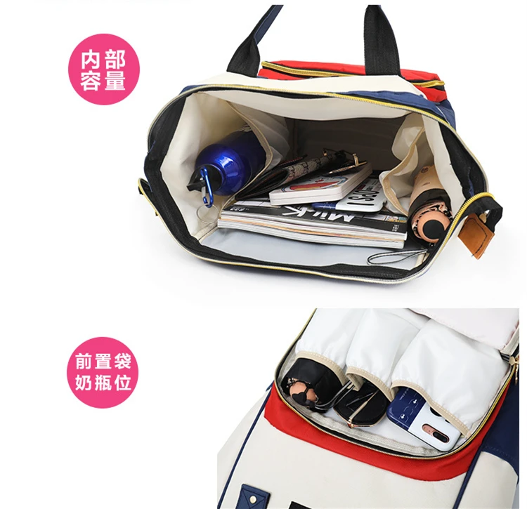 Durable Baby Diaper Bag Fashion Mummy Maternity Nappy Bag For Mom Travel Baby Care Backpack 2019 Multifunction Mother Organizer (4)