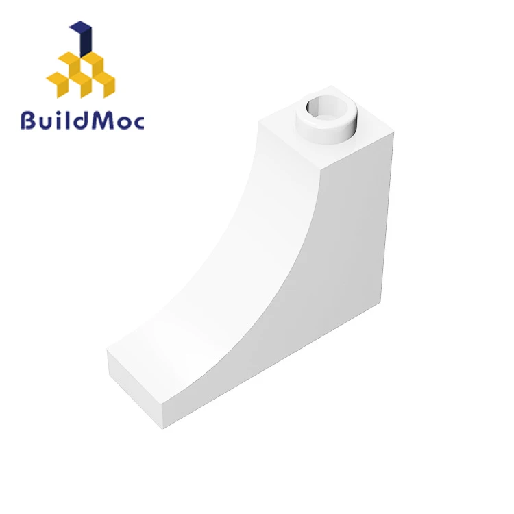 BuildMOC 18653 1x3x2 изогнутые кирпичные строительные блоки части DIY образовательные