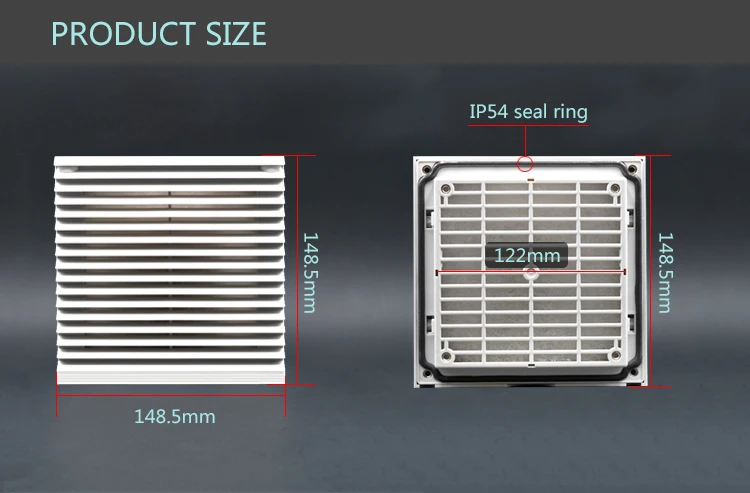 148,5*148,5*28 мм вытяжной фильтр, фильтр вентилятора шкафа, вентиляционный затвор, воздушный фильтр для AC DC 12038 12025 120 мм вентилятор HK9803