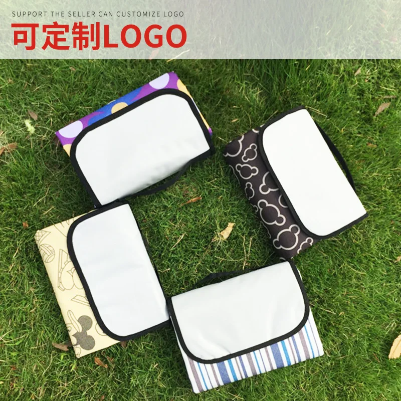 

Outdoor travel BBQ picnic mat 600D Oxford anti slip picnic mat cushion cushion beach mat, customizable logo wholesale