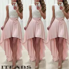 Для женщин и девочек, милое бальное платье для выпускного вечера, вечернее, Клубная одежда Повседневная, макси платье