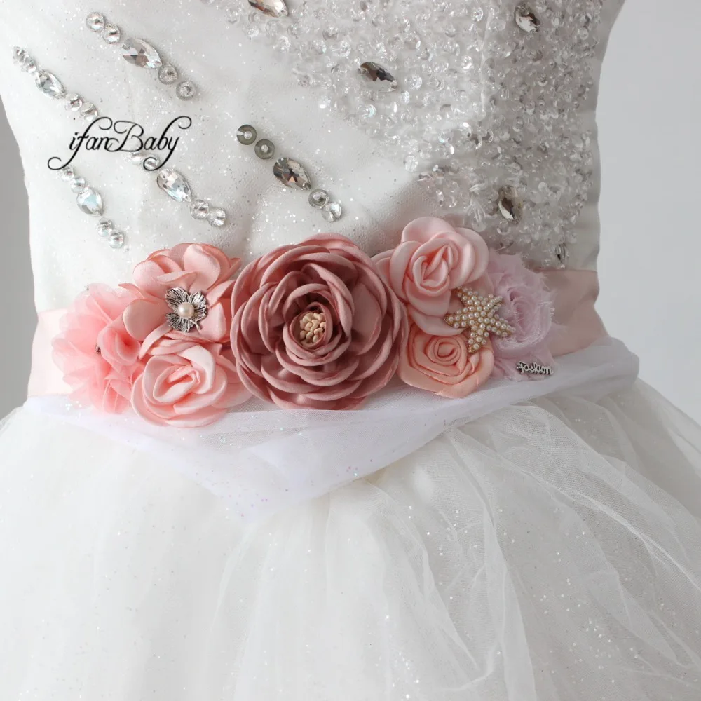 Women Flower sash belt  (3)