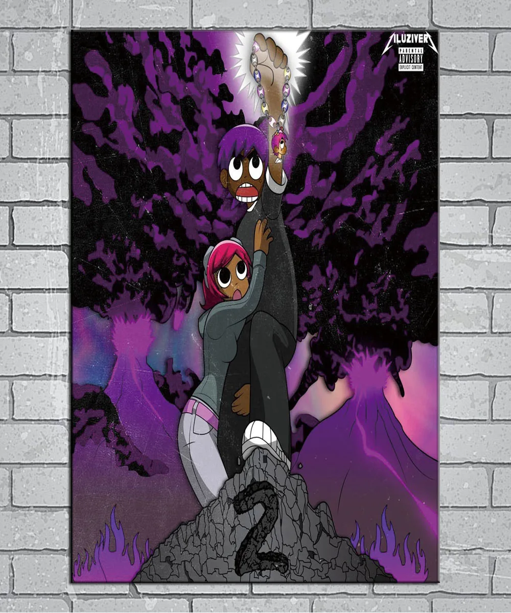 Lil Uzi Vert Luv Is Rage 2 2017 Hip Hop Light Canvas Custom Poster