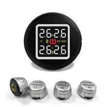 Careud Беспроводная система контроля давления в шинах TPMS с 4 внешними датчиками автомобильный мотоцикл автомобиль-Стайлинг HotFor все авто автомобиль# LDa
