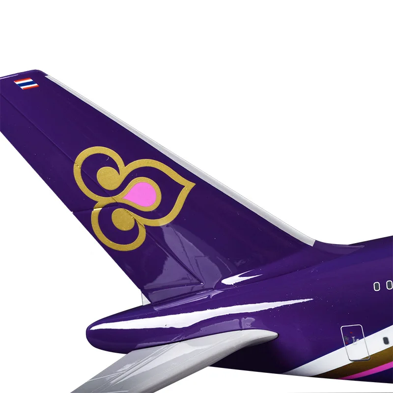 45 см смолы авиакомпаний Таиланда модель самолета тайский Аэробус A380 дыхательные
