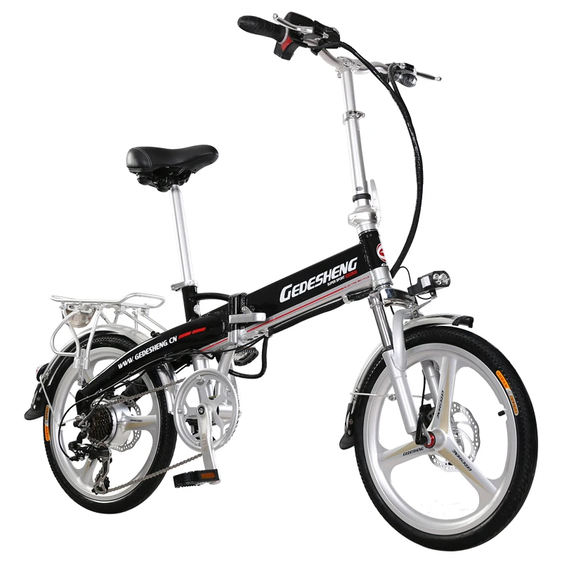 20" 7 Speed 36/48V 240W Smart Twist Speed Control Throttle Electric Bicycle, Electric Bike
