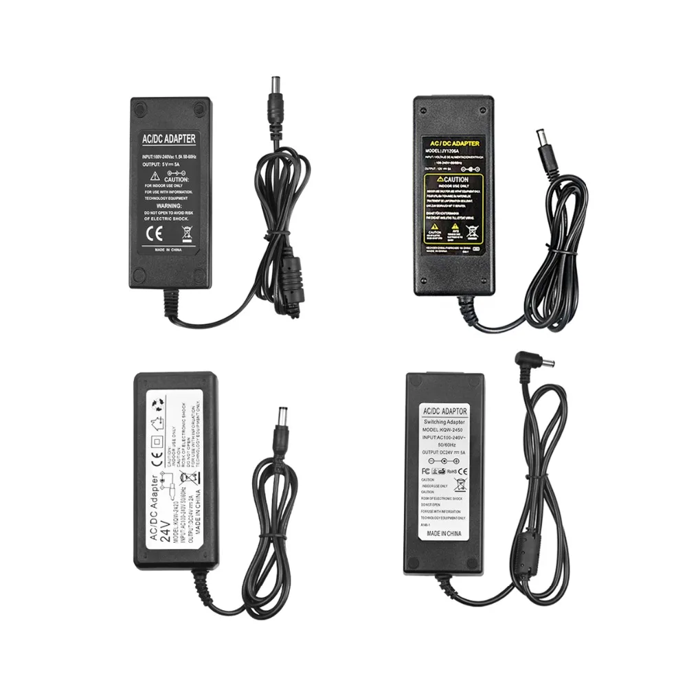 

Universal Switching Power Adapter AC 100-240V to DC 5V 12V 24V 1A 2A 3A 5A Lighting Transformers Charger Supply EU US Plug
