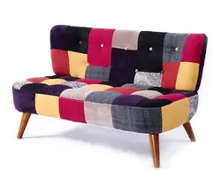 Классические диваны и Loveseats середины века современные ткани обивки диван диваны для домашнего Гостиная мебель офисная 2-местный диван