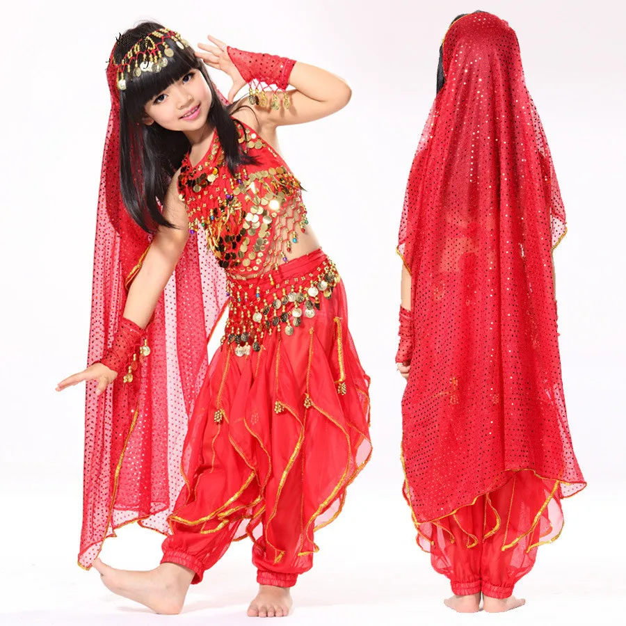 Belly Dance Performance Costume Belly Dance India Dance Indian Kids Bollywood Costume Kids