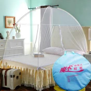 

200cm*220cm bed product essential free installation of Velcro yurt mosquito net