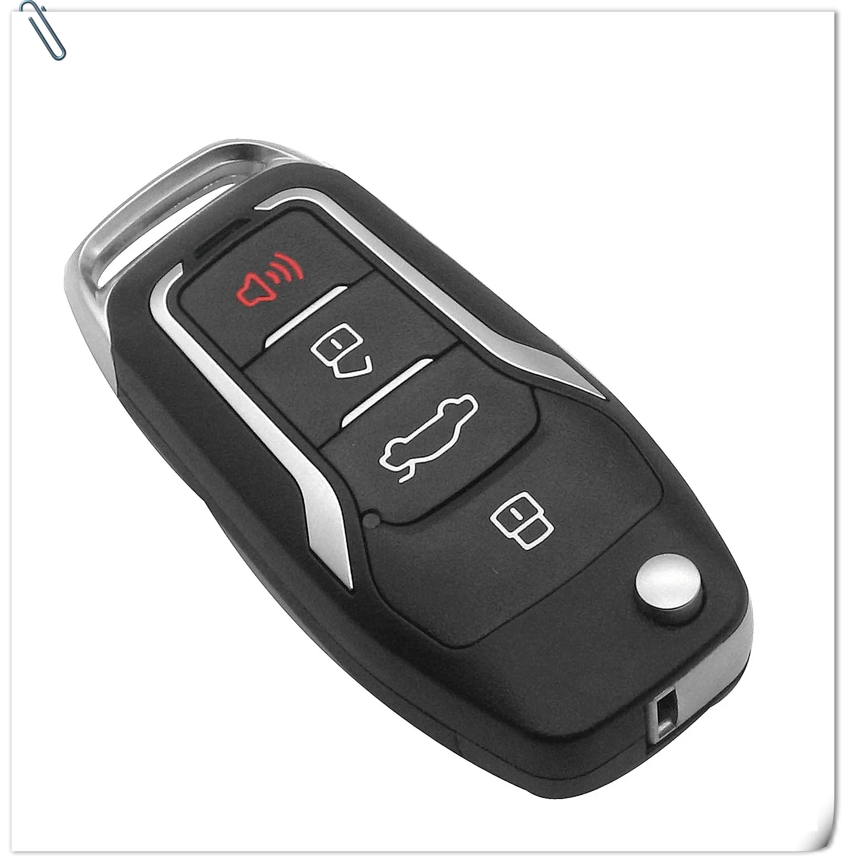Keyforkess B12 KD telecomando chiave 4 pulsante per KD900 URG200 MINI KD programmatore chiave B12-4 F stile B12-FT-4 per Ford -