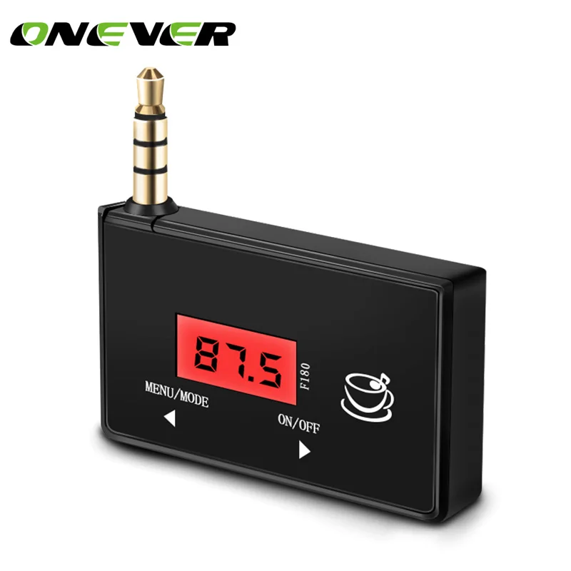 

Handsfree FM Transmitter 3.5MM Wireless Bluetooth Car Kit Music Radio Adapter LCD Display For All Smartphone
