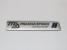 Auto 3D Aluminium MS MAZDASPEED MOTOR SPORT Emblem Decal Badge Sticker for Mazda