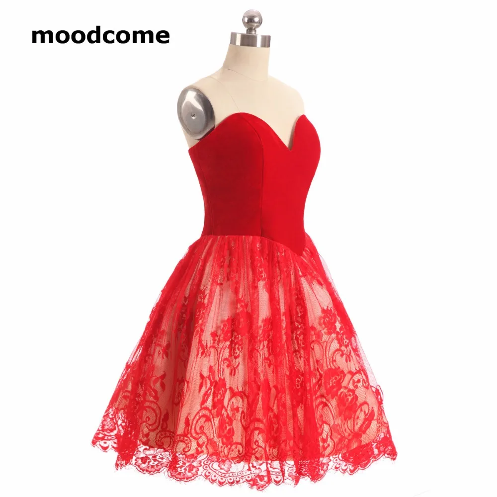 2018 Cut out Dresses Sweetheart Lace Zipper A Line Plus Size