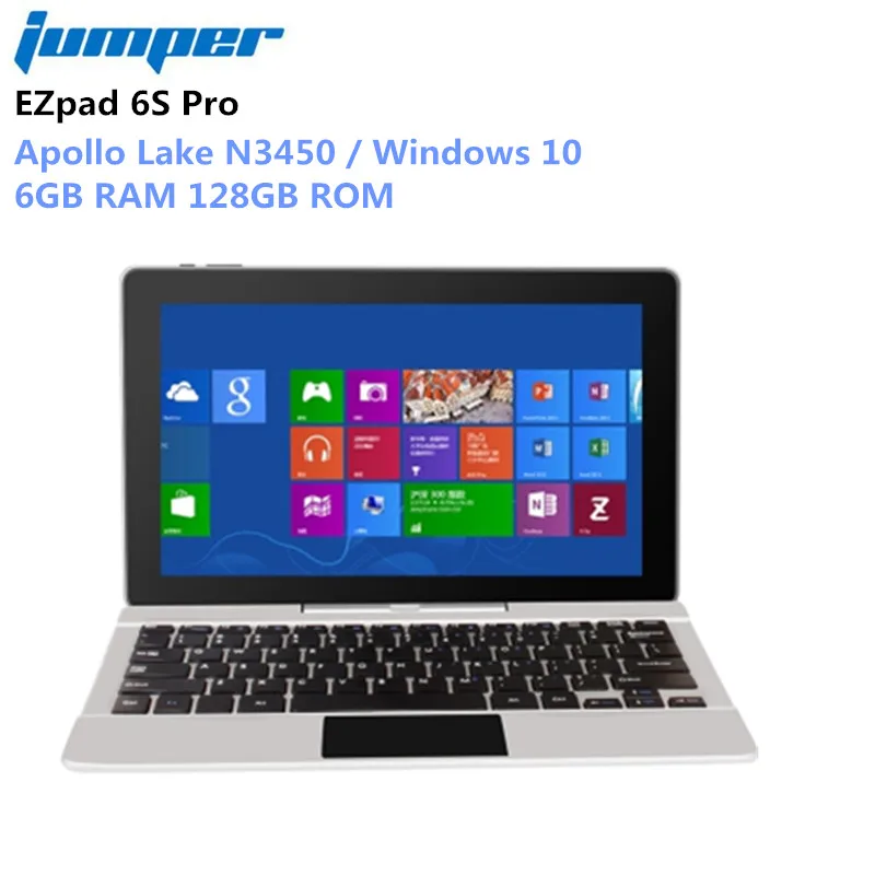 

Jumper EZpad 6S Pro Tablets 11.6inch Apollo Lake N3450 Quad Core 6GB RAM 128GB ROM Tablet PC WiFi Bluetooth Tablet With Keyboard