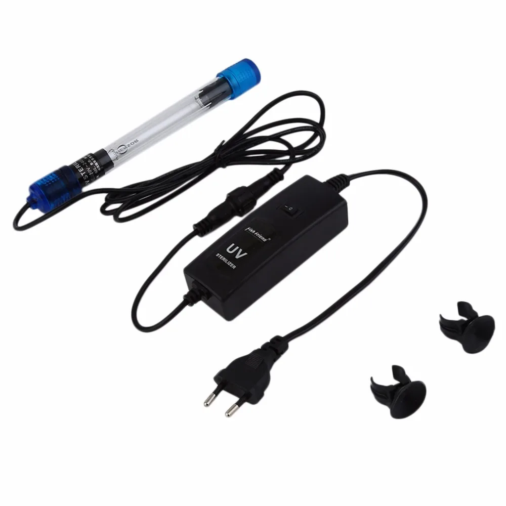 Aquarium Fish Tank Bactericidal Lamp Ultraviolet Sterilizer Light Submersible Diving Radiation-resistant Reef Coral | Дом и сад