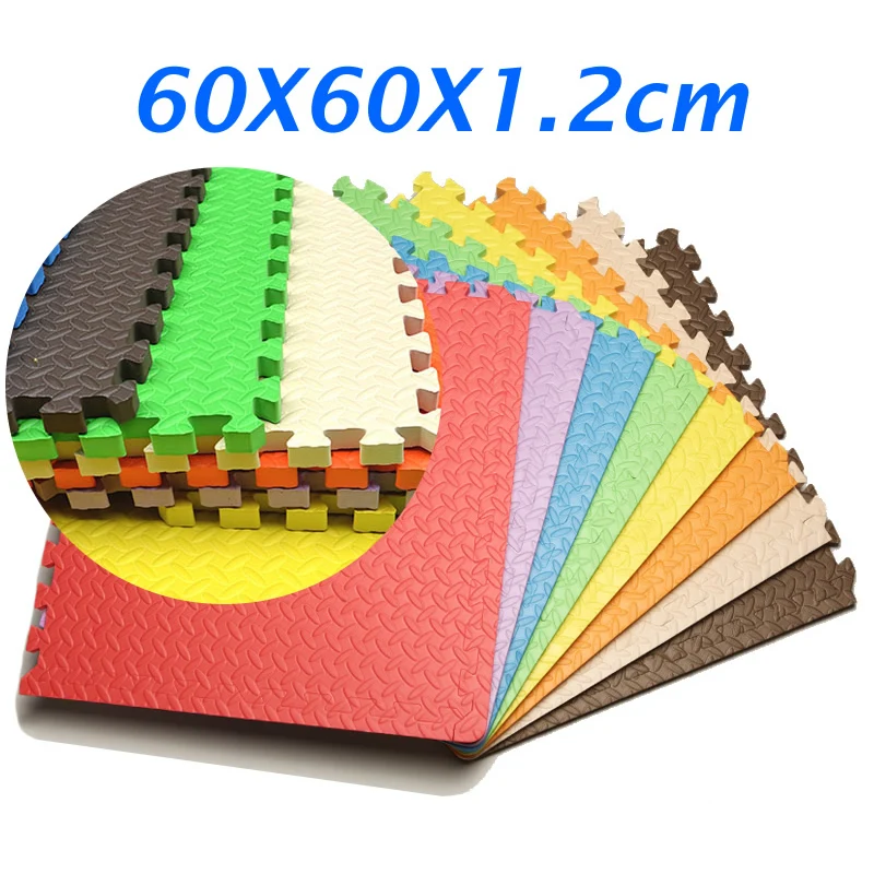 1 2 см толщиной 60*60 Детский напольный коврик из пены пазл упражнения плитки