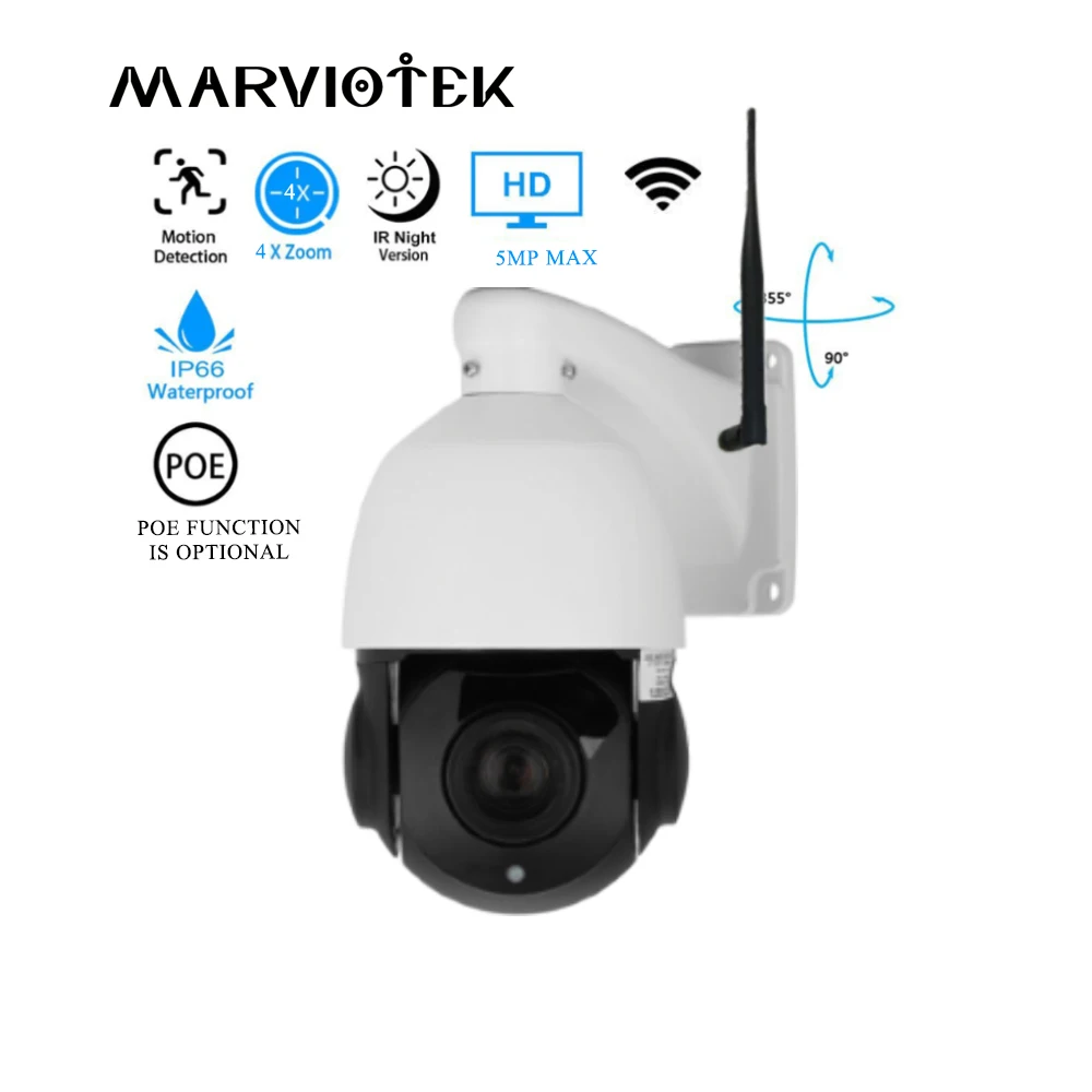 

1080p mini mid speed dome camera wireless security cameras wifi ip camera ptz outdoor pan tilt 4x zoom video surveillancec wi fi