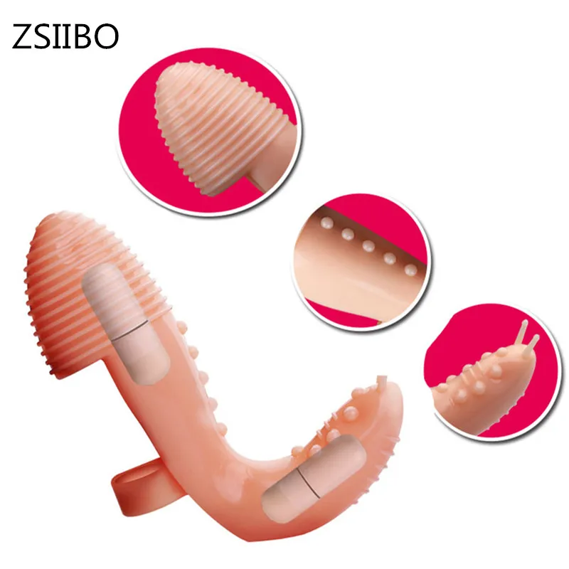 Toys for adults exotic set Butterfly finger set Safety silicone Two vibrations stimulating the clitoris erotic toys bdsm bondage