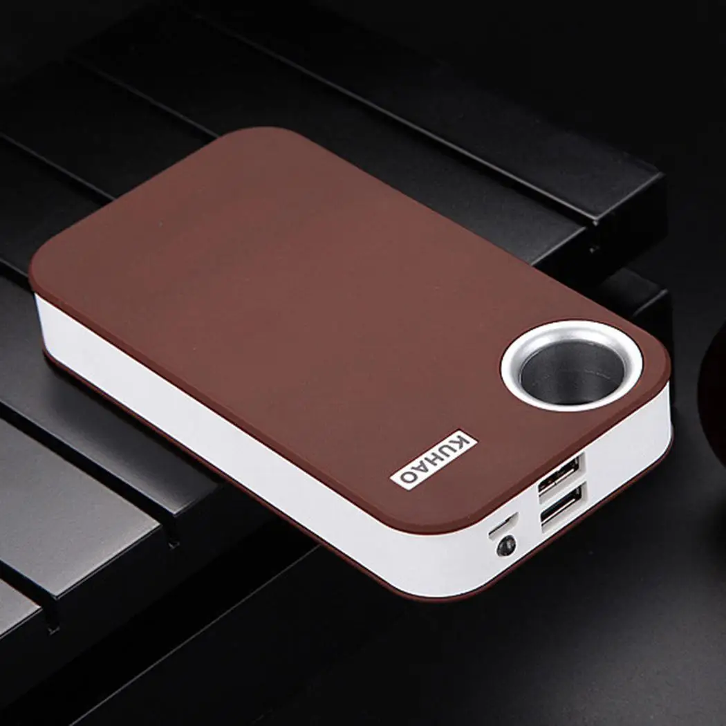 

Free Welding Mobile Power Case Module DIY Kit Dual USB Output Power Bank Shell With LED Light External Battery Charger Housing