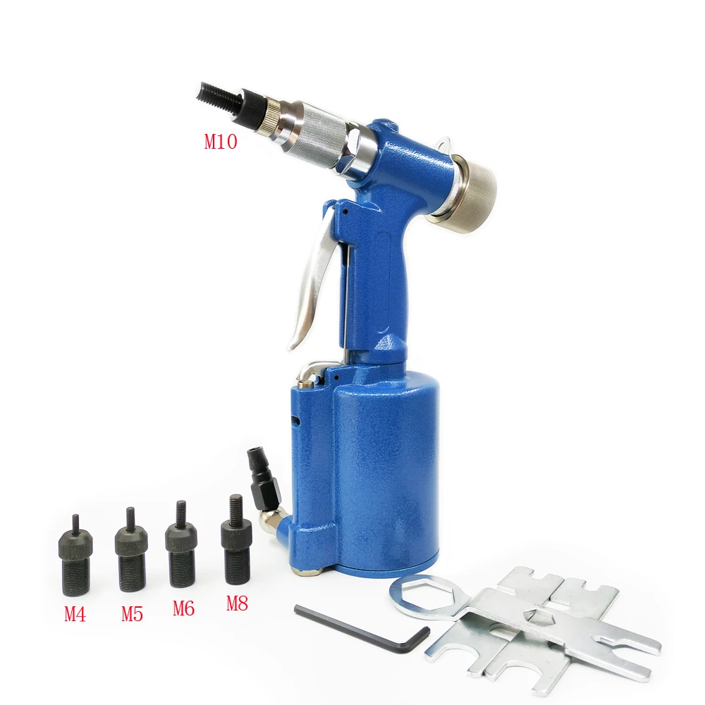 M4m10 Semiautomatic Pneumatic Riveting Nut Gun Pneumatic Hydraulic Rivet Gun For Stainless