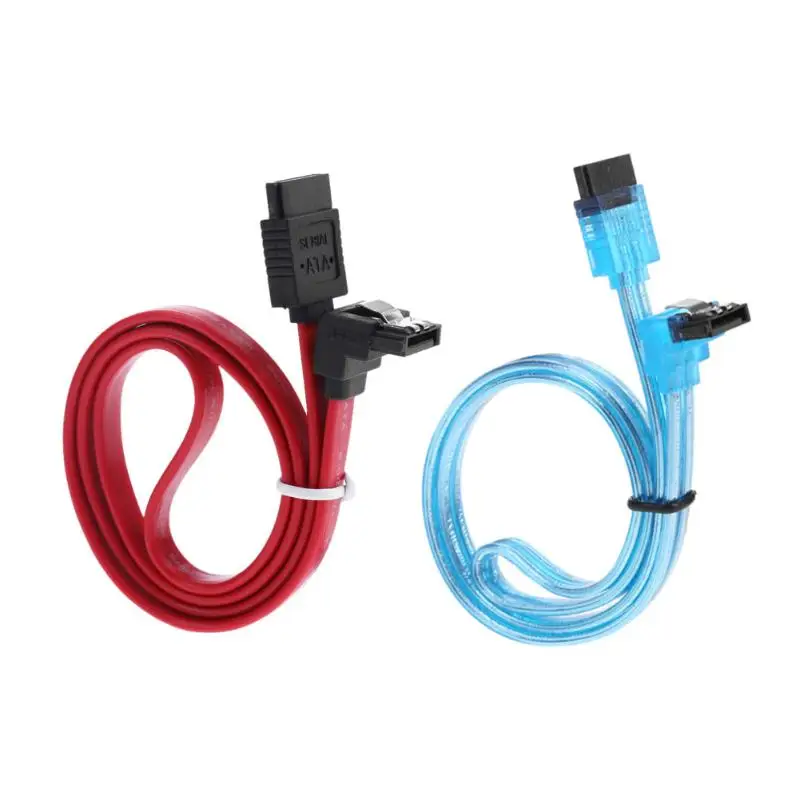 

6Gbps SATA Cable SATA 7P to SATA7P 3.0 Right Angle Hard Disk Drive Cable Hard Drive Data Cable Extension Cable