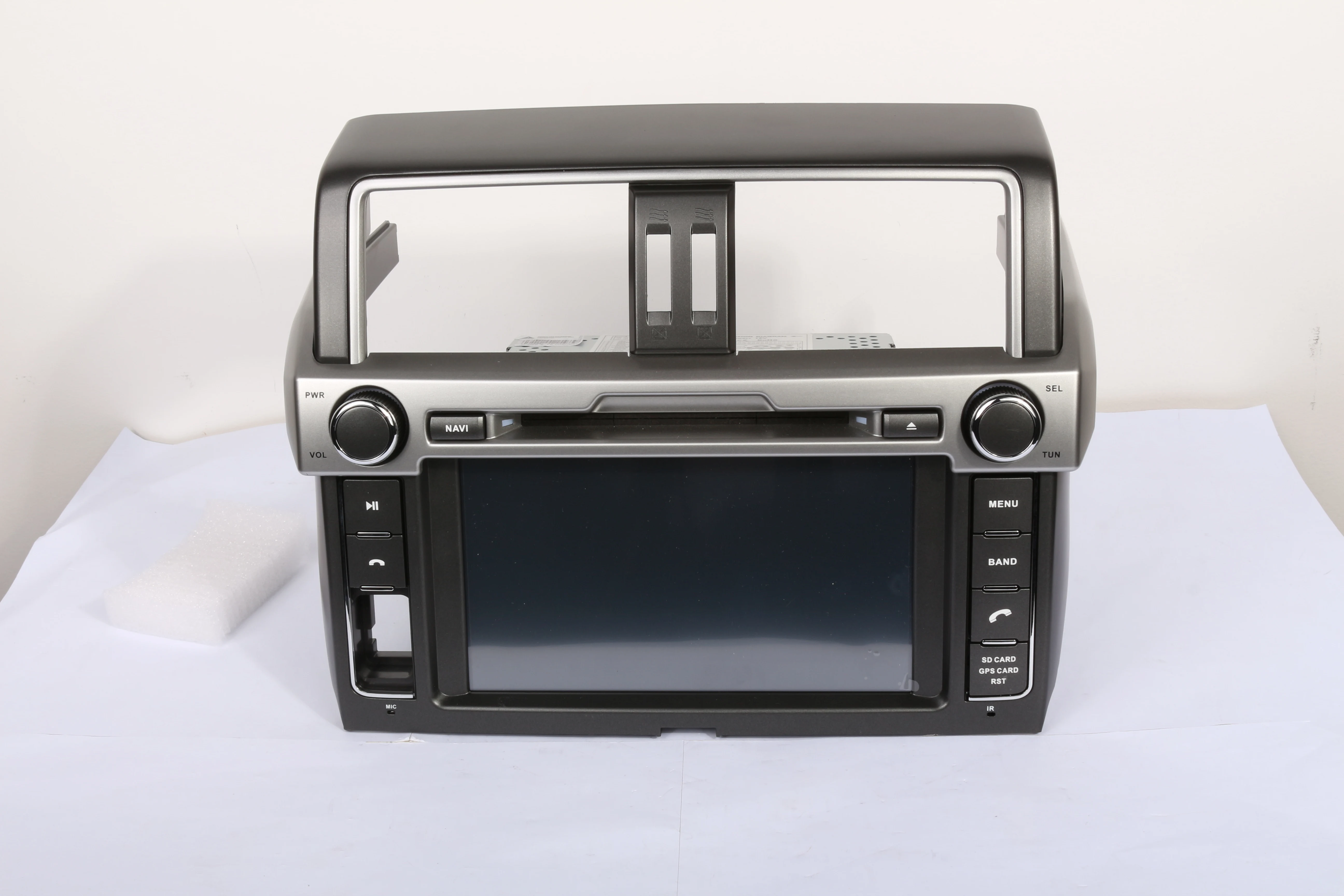 Discount 8" Android 9.0 tape recorder Car DVD Player for Toyota Prado 150 Land Cruiser 2014 2015 2016 2017 Car Radio Stereo Wifi Audio 4