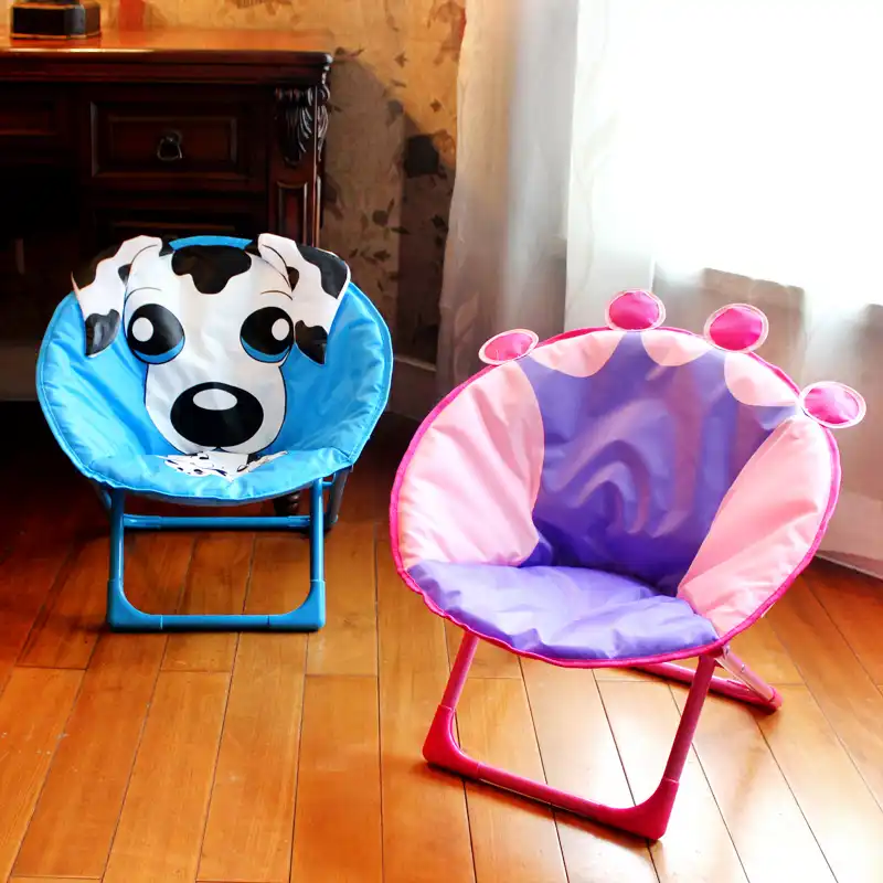 kids folding moon chair