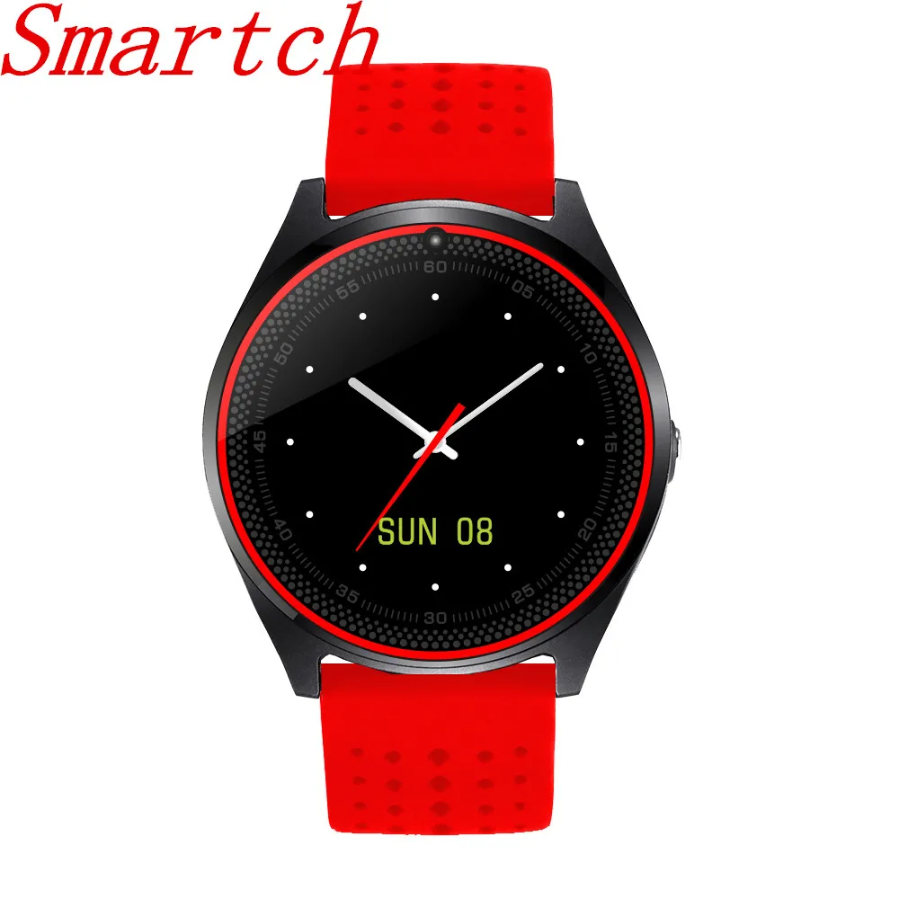 Smartch умные часы V9 DZ09 с Камера умный монитор сердечного ритма SIM карты Smartwatch для IOS