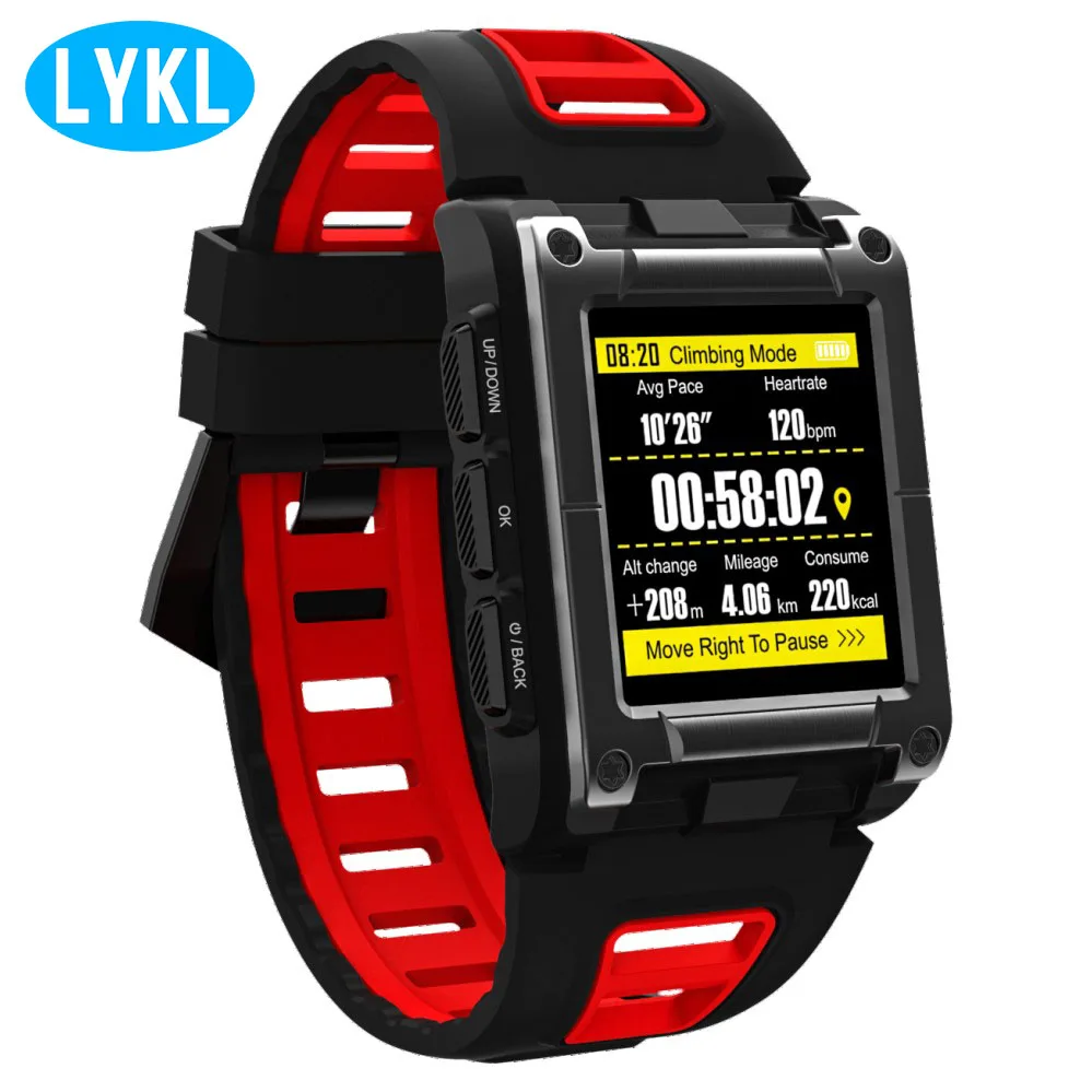 

New Men LYKL S929 Sports Watch GPS Compass Waterproof Bluetooth Smart Watch with Heart Rate Tracker Fitness Tracker