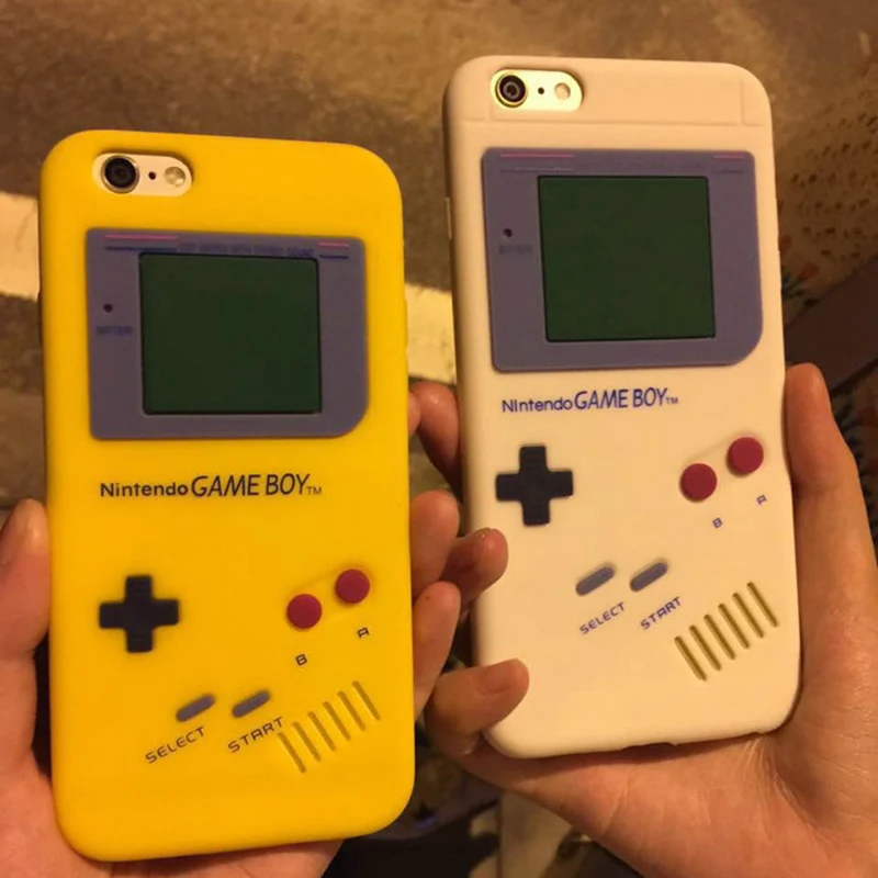 Retro Game Boy silicona para iPhone X 6 s/7/8 más suave TPU Capinha Juegos de Ingenio consola para iPhone X 6 S 7 8 más Retro Game Boy silicona para iPhone X 6 s/7/8 más suave TPU Capinha Juegos de Ingenio consola para iPhone X 6 S 7 8 más