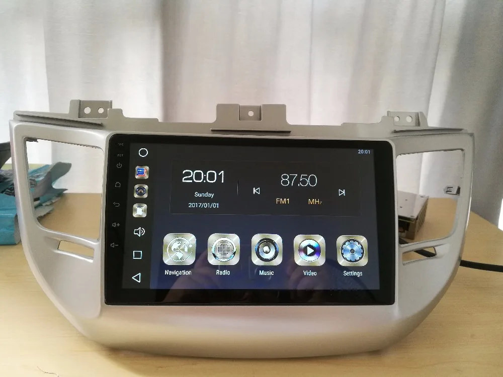 Carplay 4G 64 9 дюймов Android 01 автомобильный аудио для Hyundai Tucson 2014 2015 головное устройство