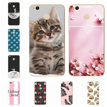 

Flora Soft Clear TPU Phone Case For Xiaomi Redmi 4X Note 4 4A 3 Cute For Xiaomi Mi A1 Note 4 Pro Fundas Flower Cover D820