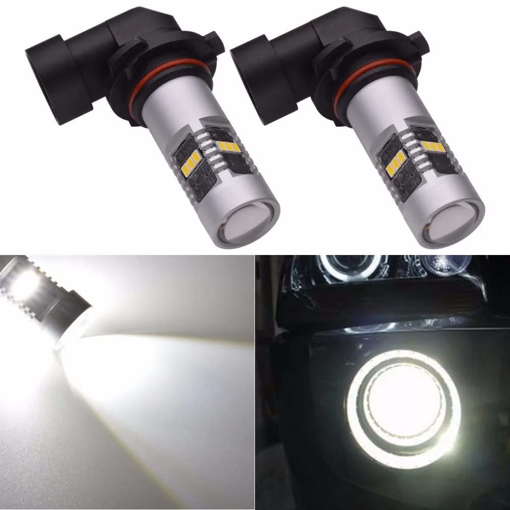 

Katur 2pcs HB4 9006 Led Bulb Fog Lights Daytime Running Lamp Super Bright 1800 Lumen Xenon White/Yellow Automobiles Car Styling