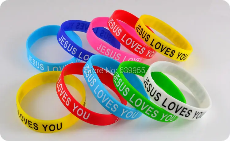 jesus silicone bracelets