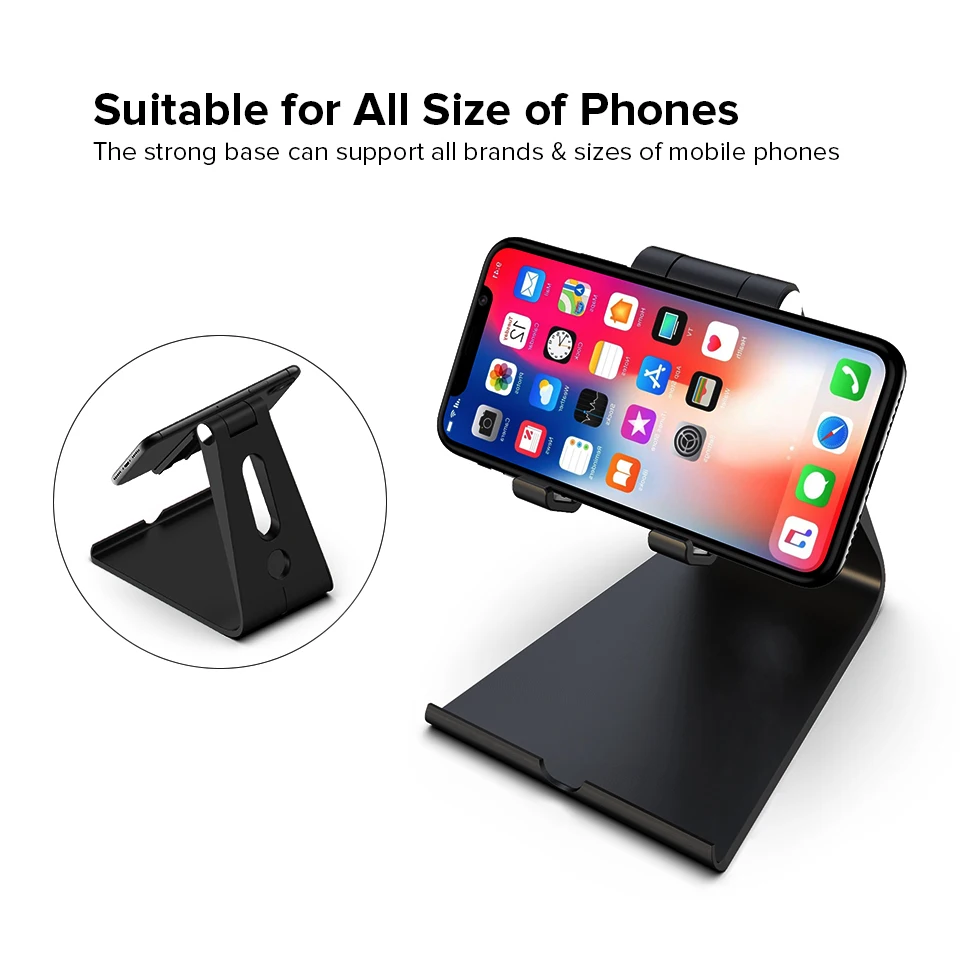 Venroii حامل هاتف المحمول حامل ل فون X 8 7 مكتب الهاتف المحمول حامل الايباد المقوس هواوي زميله 20 Xiaomi شحن اللوحي دعم Venroii حامل هاتف المحمول حامل ل فون X 8 7 مكتب الهاتف المحمول حامل الايباد المقوس هواوي زميله 20 Xiaomi شحن اللوحي دعم