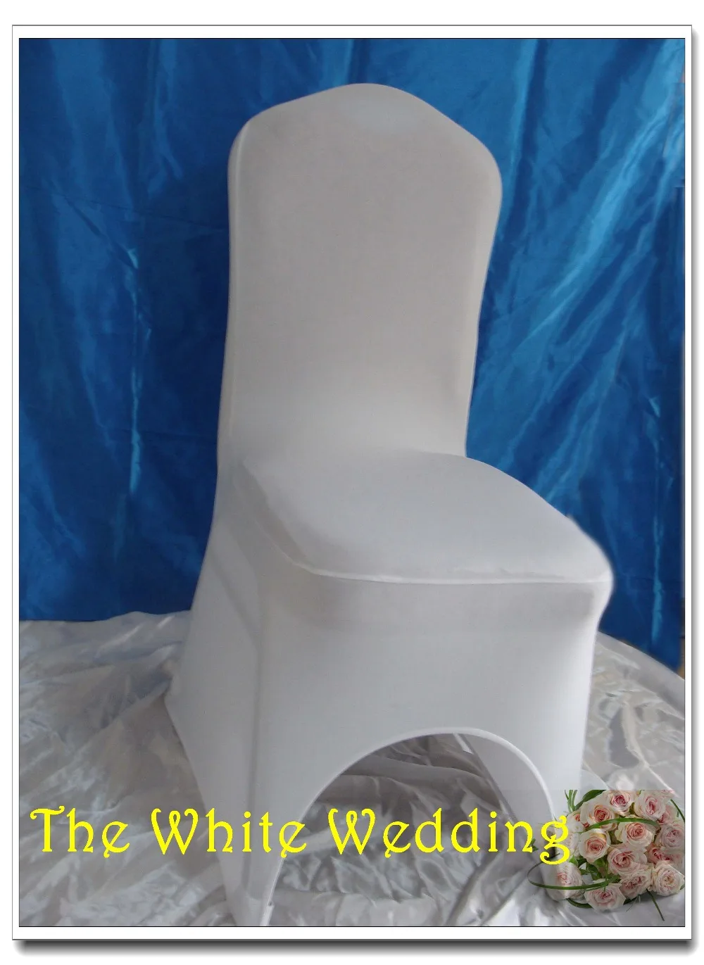 Premium Universal lycra White Chair Covers for Wedding use spandex