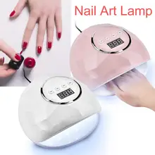 Лампа для ногтей 86 Вт Профессиональная маникюрная лампа для дизайна ногтей Гель-лак быстрое сушильное устройство светодиодный свет 100-240 В лампа для ногтей