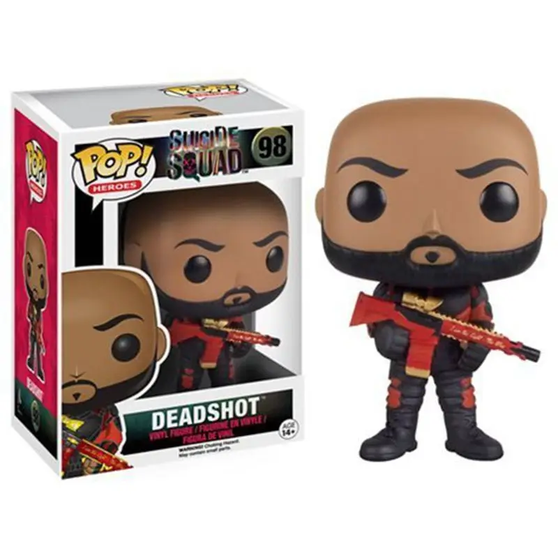 

In Stock Original Funko pop DC Movie Suicide Squad - DeadShot Vinyl Figure Collectible Model Toy with Original box