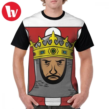 

King T Shirt King Of Age Of Empires 2 T-Shirt Polyester Printed Graphic Tee Shirt Fun Short Sleeves Men 6xl Casual Tshirt