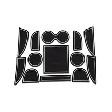 Dongzhen Auto Car Styling Car Interior Accessories Anti-slip Mat Silicone Pad Door Groove Mat Cushion For Infiniti Q50 Q50L